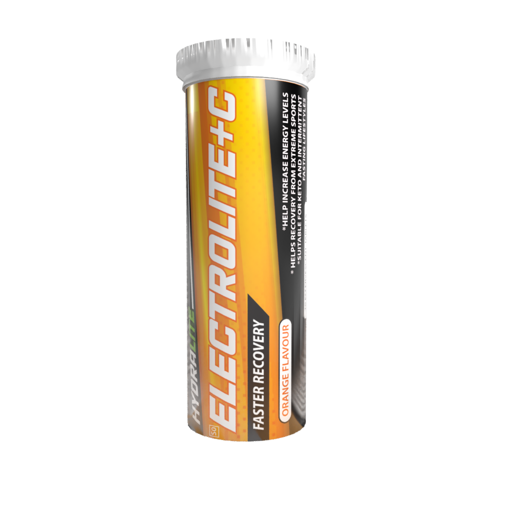Hydralite Electrolite + C Orange Effervescent Tablets 20s