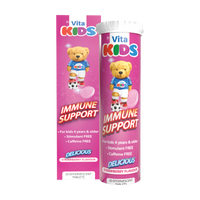 Vita Kids Immune Support Effervescent Tablets 20s Strawberry