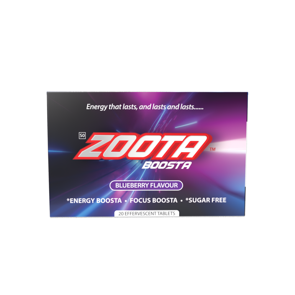 Zoota® Boosta Effervescent Tablets Blueberry 20s