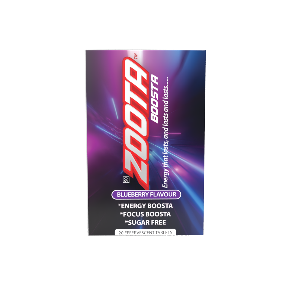 Zoota® Boosta Effervescent Tablets Blueberry 20s