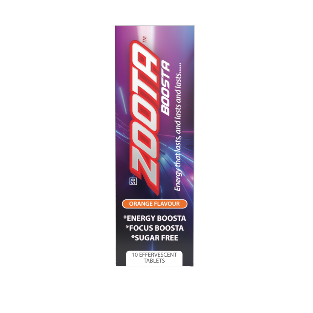 Zoota® Boosta Effervescent Tablets Orange 10s