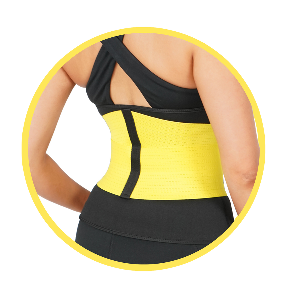 Yellow waist discount trainer