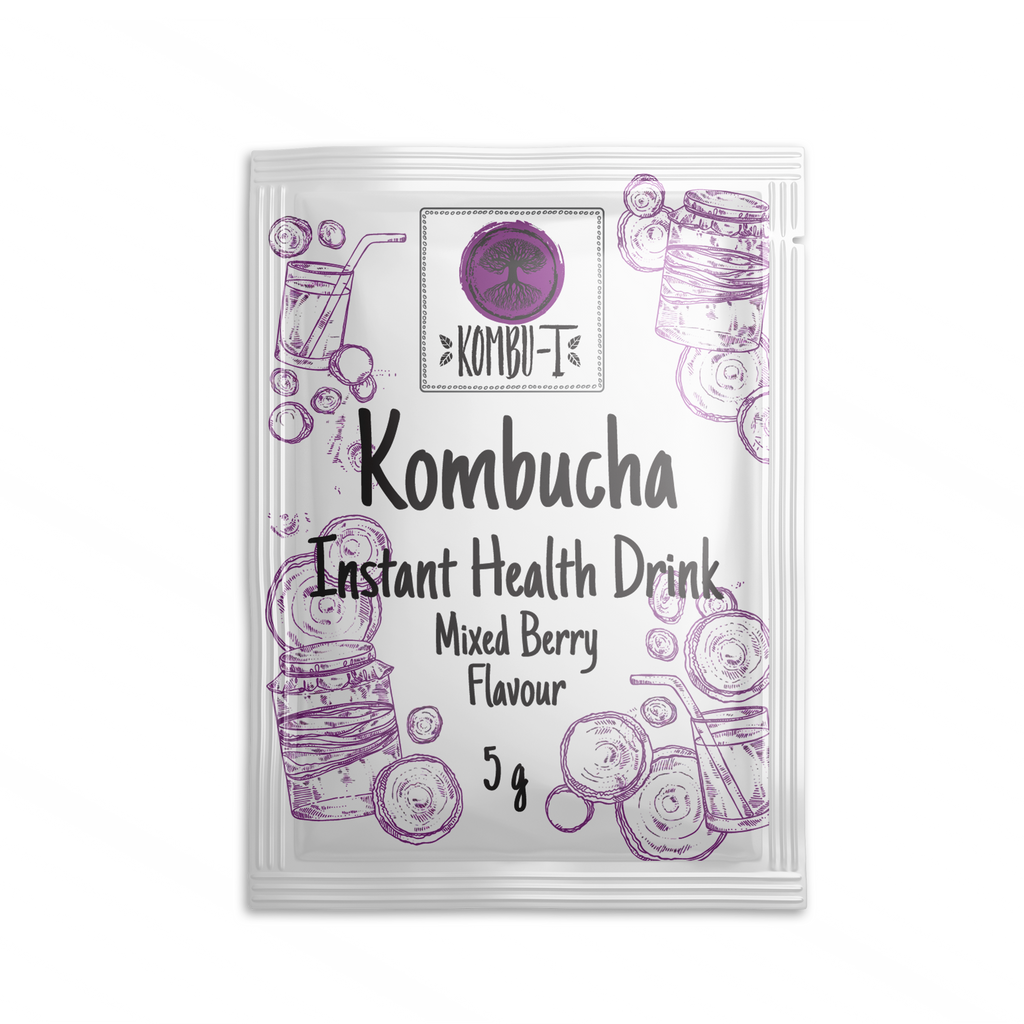 Vita-Aid™ Kombu-T™ Kombucha Instant Health Drink Mixed Berry Flavour 7s