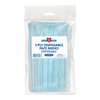 Protect & Shield™ 3 Ply Disposable Face Masks (20s)